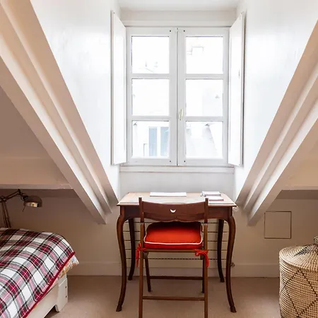公寓 Stunning Balcony View 2 Bdr Duplex Saint Germain 巴黎